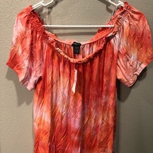 Off Shoulder Tie Dye Rue21 Top